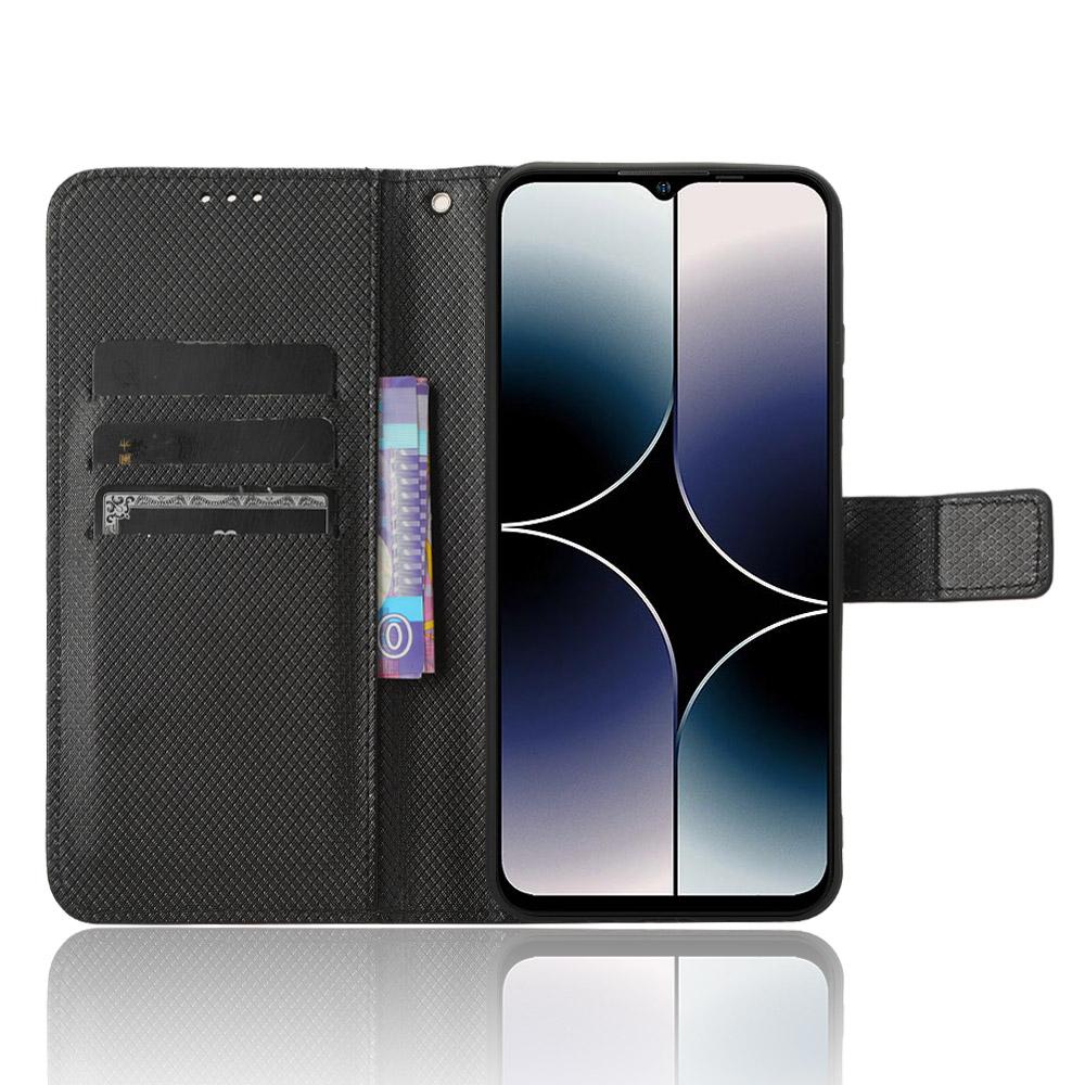for Ulefone Note 16 Pro Wallet Case with Kickstand & Card Slots – Shockproof, Dustproof, Business Heavy Duty Flip Leather Diamond Cover