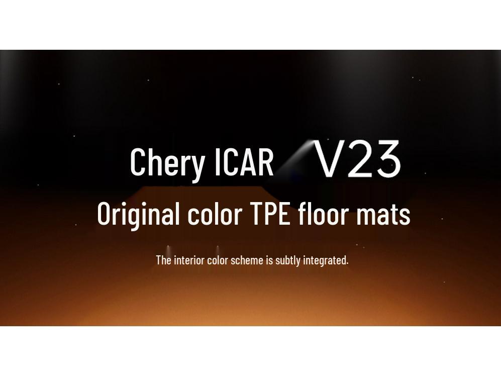 Chery ICAR V23 2025 TPE Floor Mats - Interior Enhancement Carpet