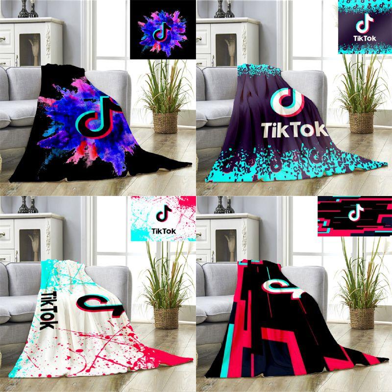 Cozy Tik Tok Flannel Blanket With 3d Print Design Perfect For Comfortable Sleep