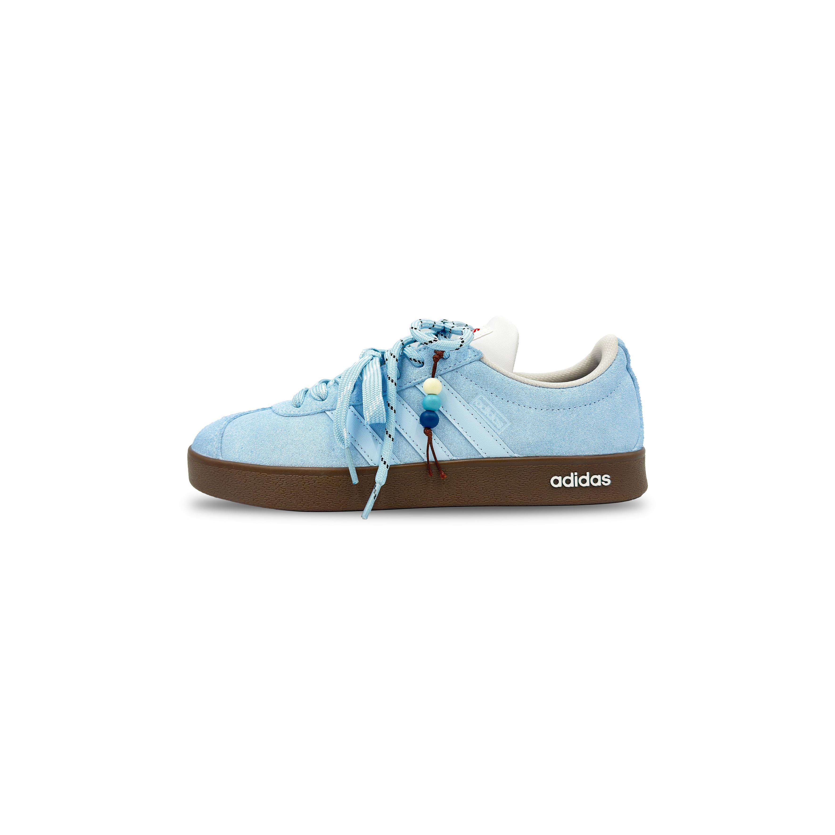 

Adidas Neo VL Court 2.0 YIMING Manufacturing, Shallow Sea Shell Pearl Balance Slip Resistant Low top Skateboard Shoes HQ1802(Team653-) 38⅔