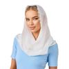 Chiffon Lace Mantilla Veil Breathable Scarf Shawl Lightweight Head Covering for Women Church Prayer Mass and Daily Use