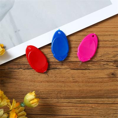 10Pcs Needle Threader Automatic DIY Plastic Hook Design Sewing Threader for