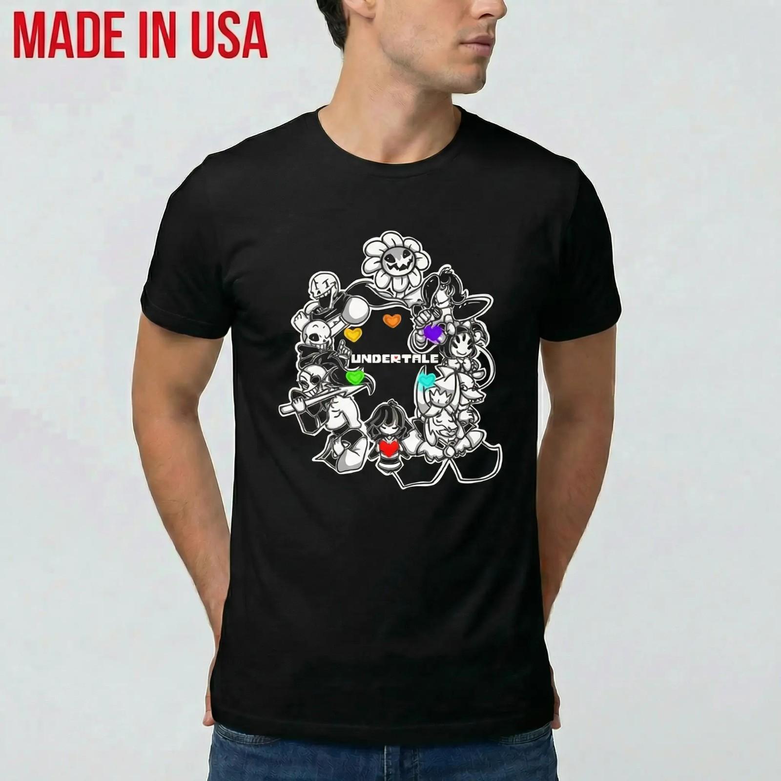 New Undertale - Black Premium Tee T-Shirt Made in USA S-2XL L