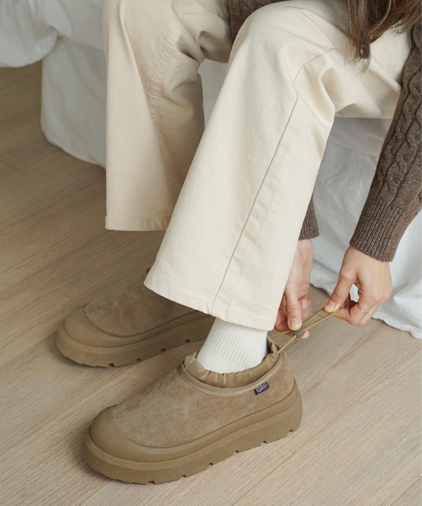 Chaakan Mau Fur-Lined Thermal Slip-On Boots Wtsdr4G884