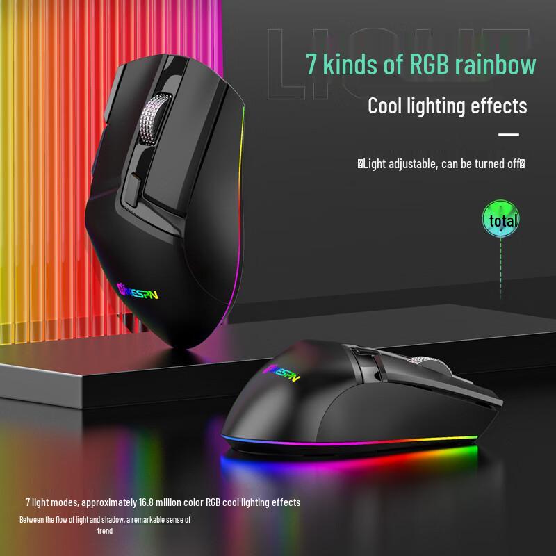 OLOEY W13 Tri-Mode RGB Gaming Mouse