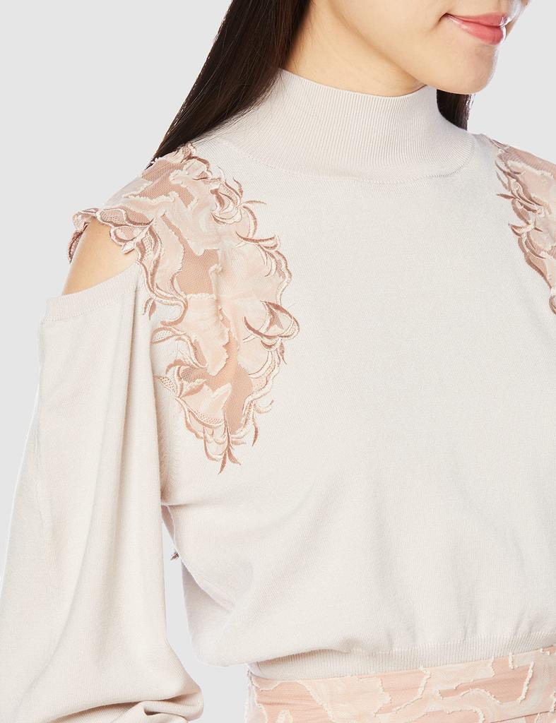 Snidel Sus Sheer Embroidery Pullover SWNT231157 PBEG F Women's