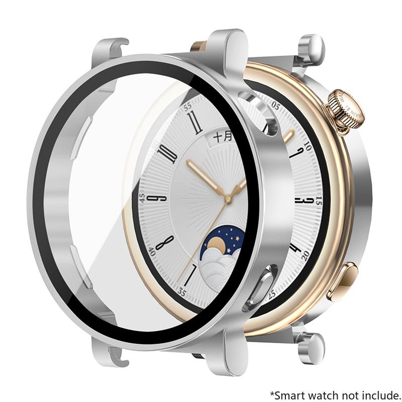 Tempered Glass+Case For Huawei Watch GT4 46mm 41mm Full Coverage Bumper Screen Protector Cover For Huawei Watch GT4 Accessories