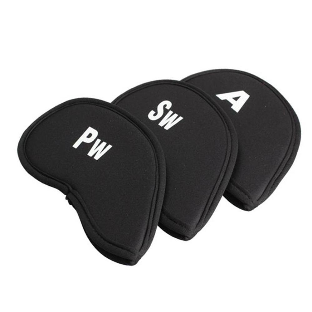 Thickened Golf Iron Covers - Set of 10 Numbered Club Headcovers