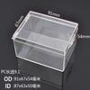 1Pcs Transparent Box Rectangular PC Plastic Box Specimen Collection Box Thickened Lid Display Sample Storage Box