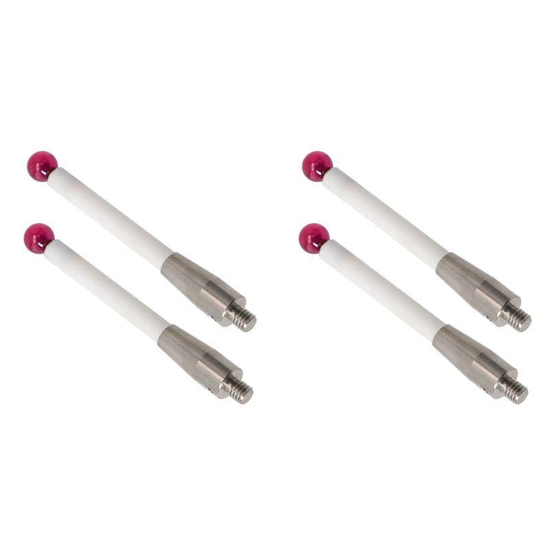 Easy Use 4Pcs Probe Stylus A 5000 3709 CMM 50Mm Contact Probes Measuring Shafts-6Mm Ball Tip CNC Tools Accessory