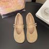 Весенне-осенние туфли для бабушек с мягкой подошвой, одинарные туфли, модные женские нишевые универсальные туфли с мелким вырезом, персонализированные женские туфли