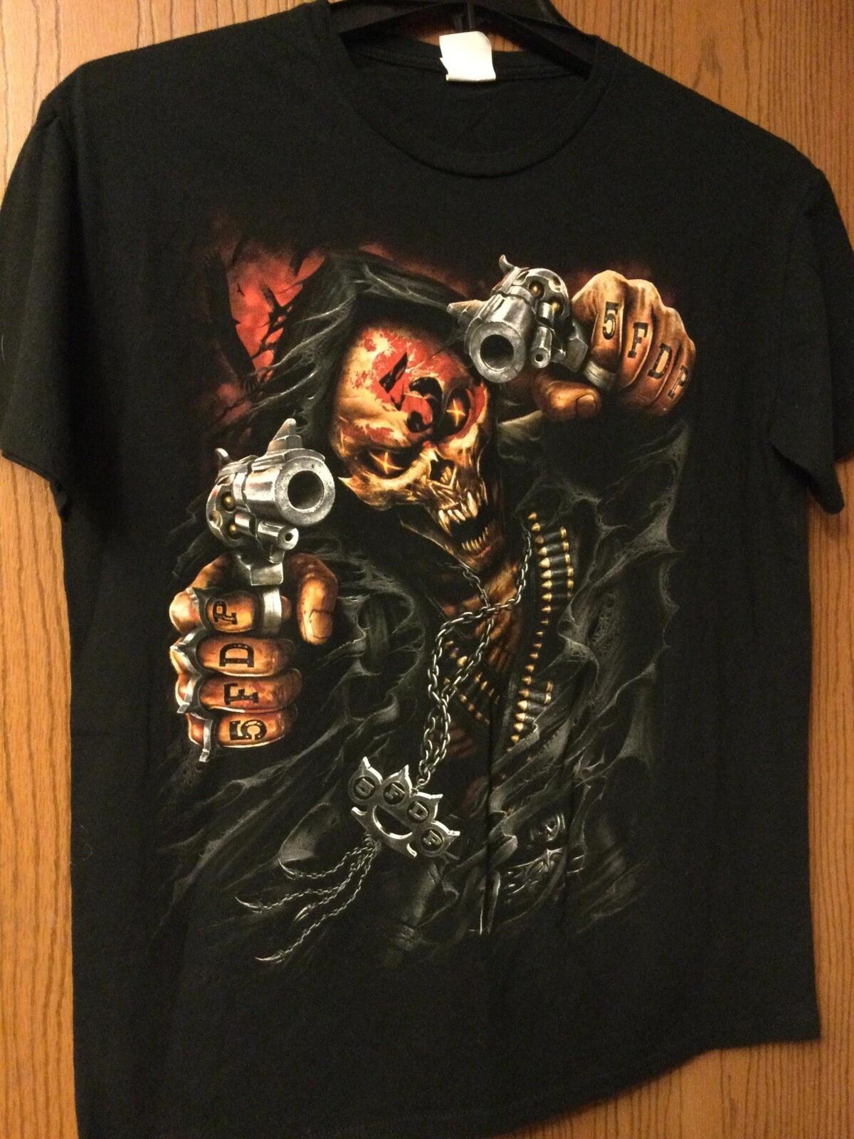 Five Finger Death Punch - Tour 2018 Black Shirt. L. 3XL