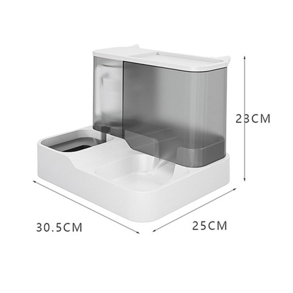 Wet and Dry Separation Pet Automatic Feeder Pet Food Storage Container  Pet Accessories