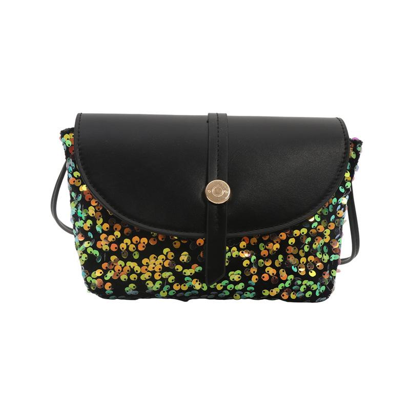 

Женская сумка Модная сумка-ведро с креплением Персонализированная сумка через плечо с пайетками Нишевая универсальная сумка-мессенджер