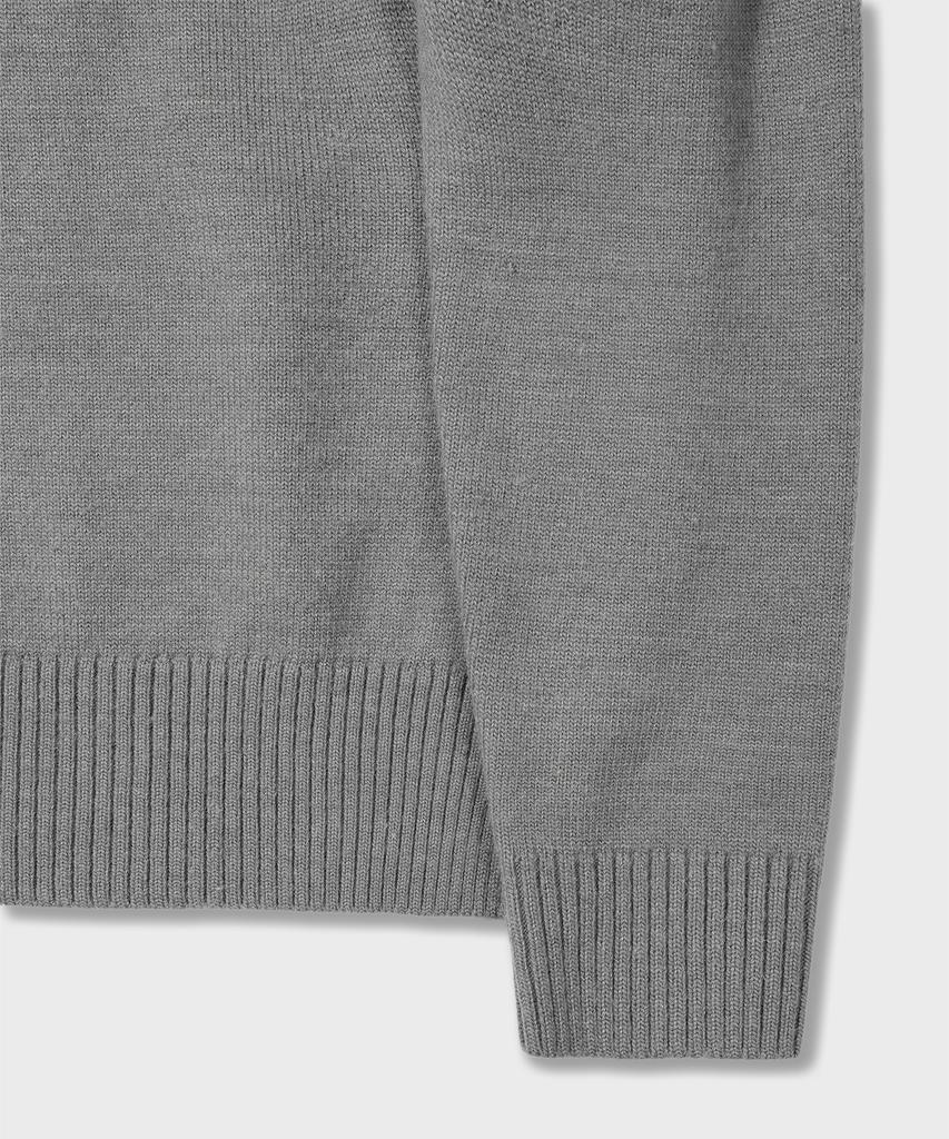 AMFEAST Essential V-Neck Knit Gray