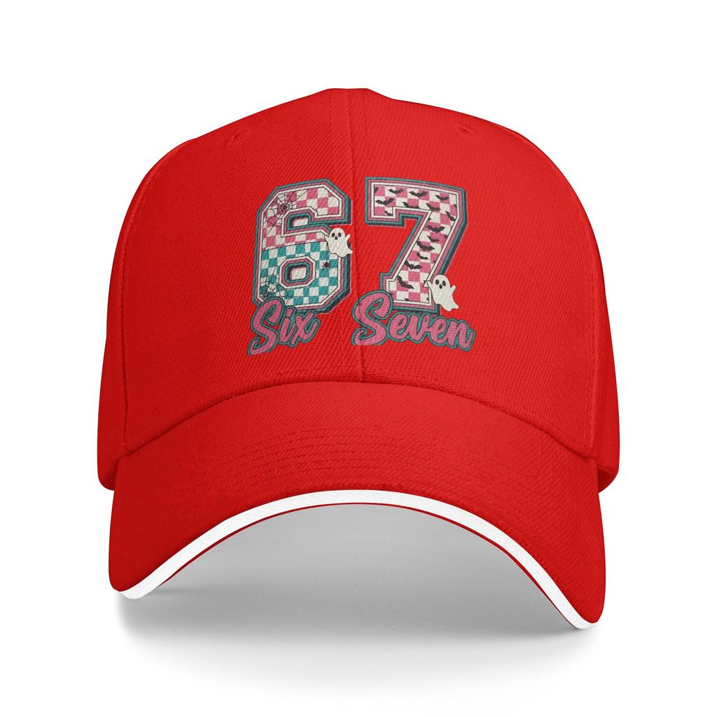 67 Funny Meme Halloween Sun Baseball Cap Summer y2k Cool Hip Hop Hats For Men Women Outdoor Gym Snapback Cap