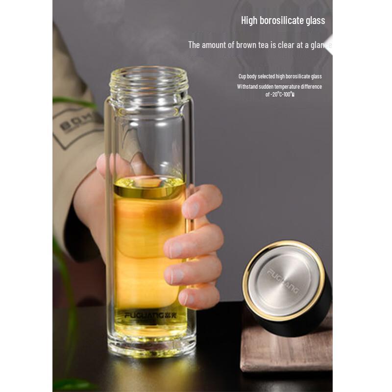 FUGUANG Zhisheng Double Wall Glass Cup