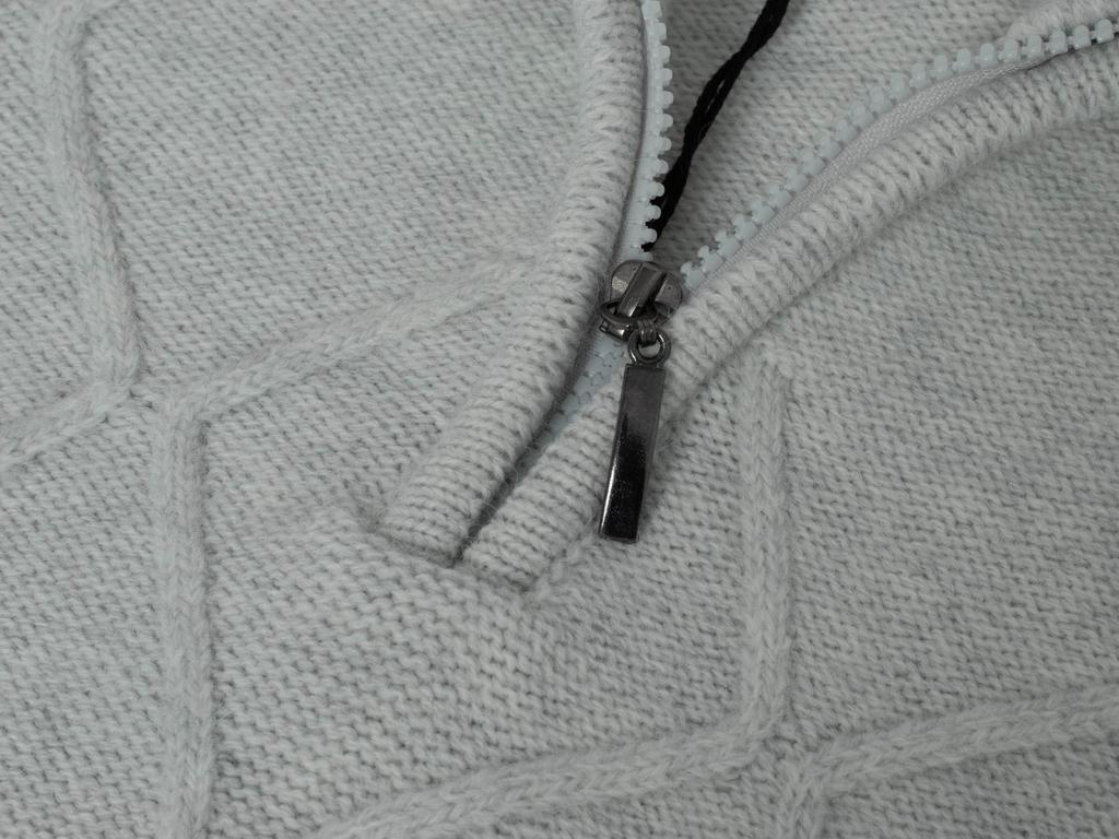 Men's turtleneck sweater - 8157 GREY M