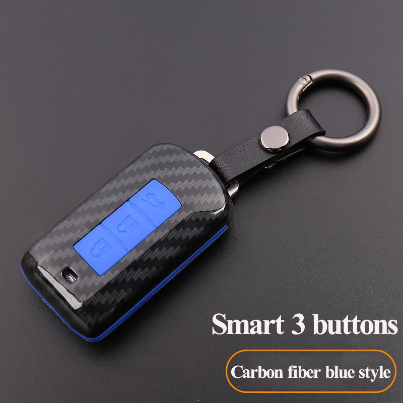 Jingyuqin 3B Kohlefaser Silikon Schlüsselhülle Abdeckung Für MITSUBISHI OUTLANDER Lancer EX ASX colt Grandis Pajero sport