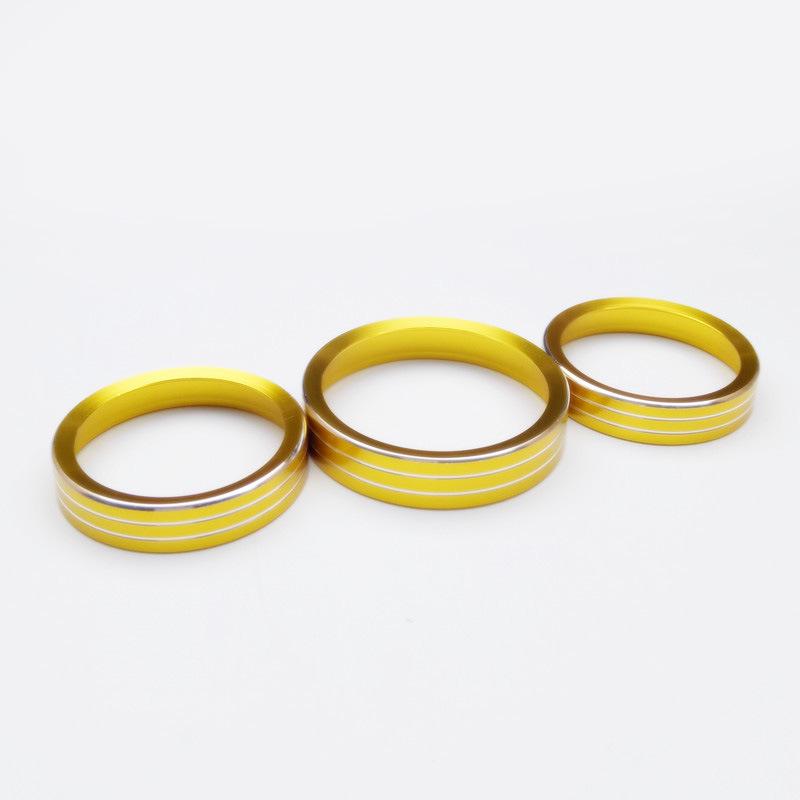 

14-20 Jeep Cherokee Center Console Air Conditioning Audio Knob Set (3-Piece)