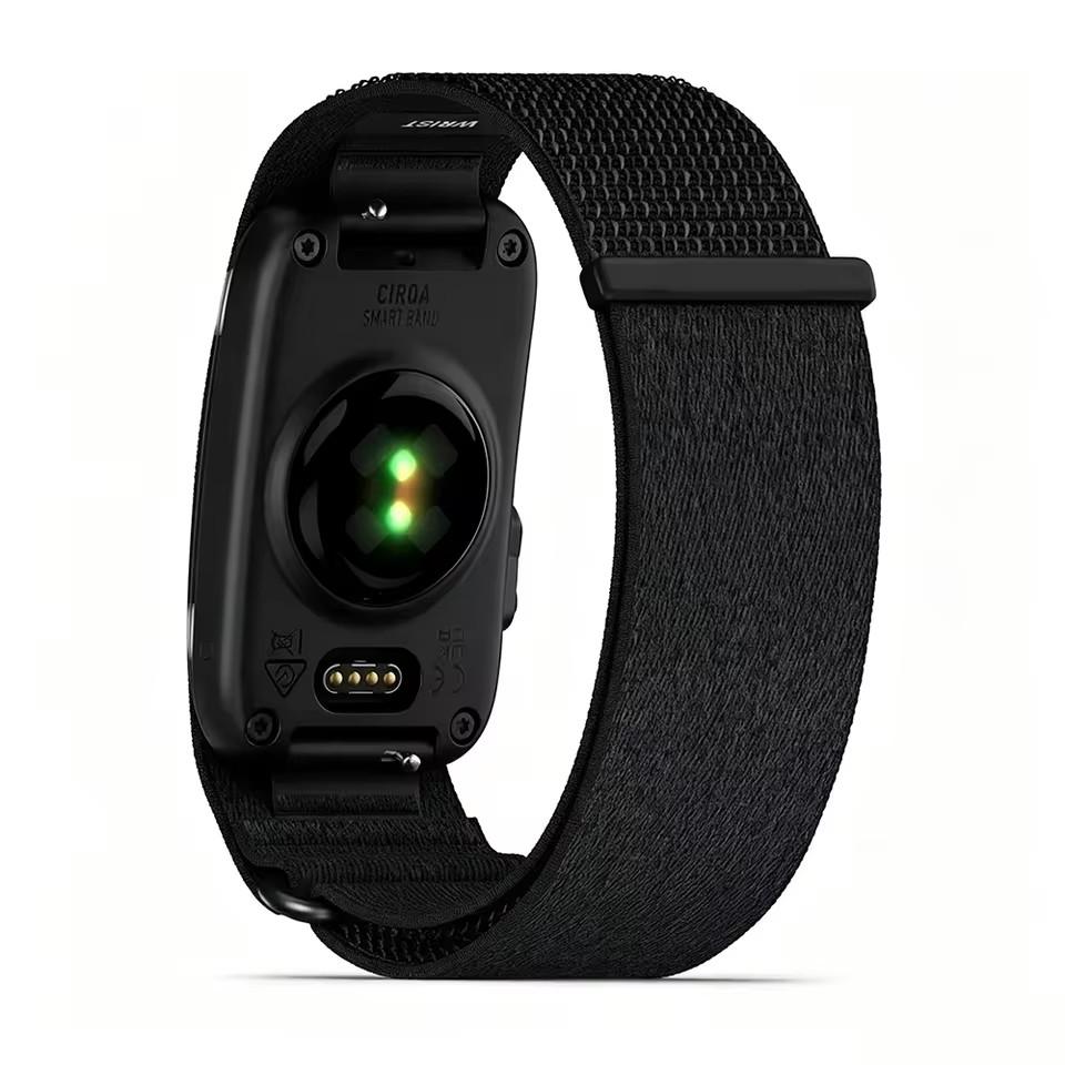 Premium Custom Nylon-Schlaufe Ersatzarmband Verstellbares Handgelenk Oberarm Bizeps Armband Zubehör für Garmin CIRQA Smart Band