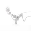Diamond Bow Pearl Necklace for Women, Luxurious and Niche Design, High-end and Sweet Girl Feeling