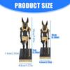 Estatua Egipcia de Anubis Coleccionables Figura Escultura de Personaje Místico Egipcio Decoraciones Modernas para el Hogar Centros de Mesa