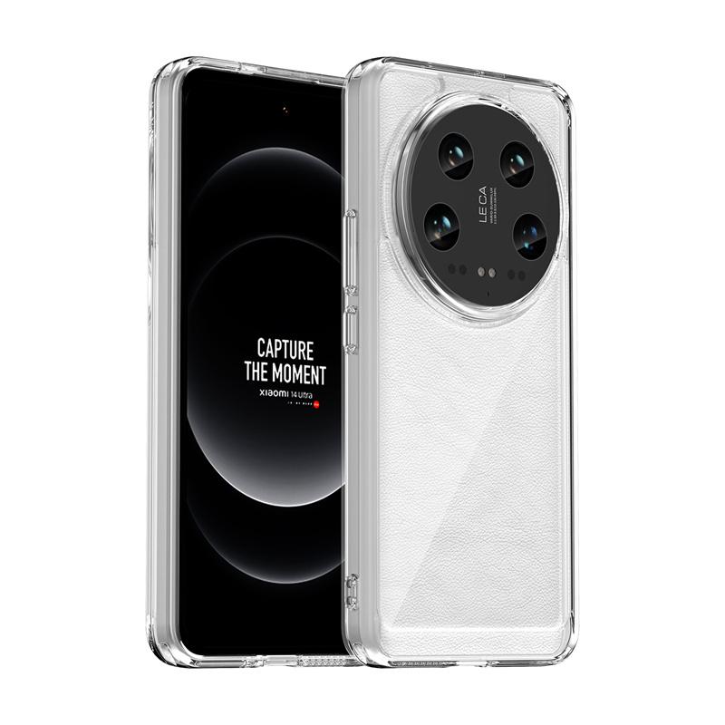 Transparent Shockproof TPU Case for Xiaomi 14 Ultra 13T 13 Lite 12 12T Protective Frame Full Protection Colorful Clear Cover