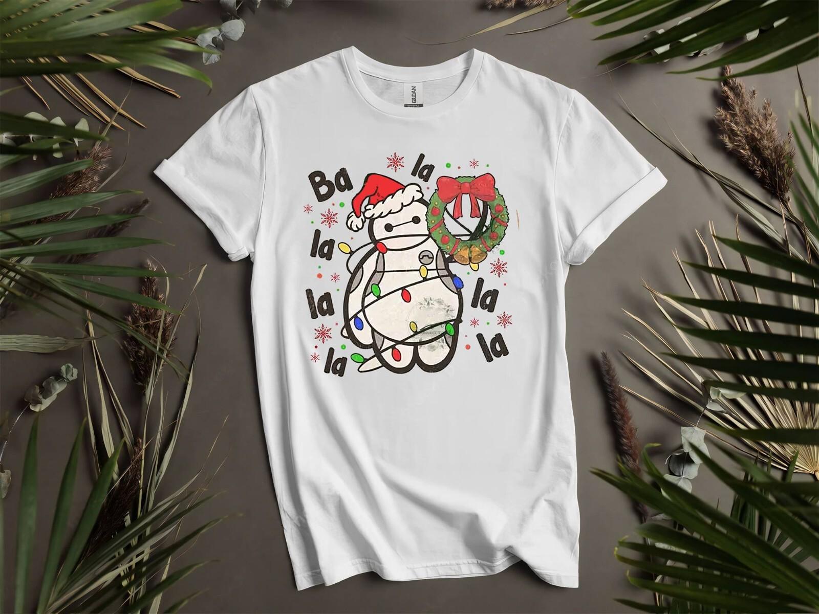 Big Hero Baymax Fa La La La La T-Shirt Mens Womens Tees Top T Shirt Mens Womens Tees Top Men Women Unisex Tshirt K13 L