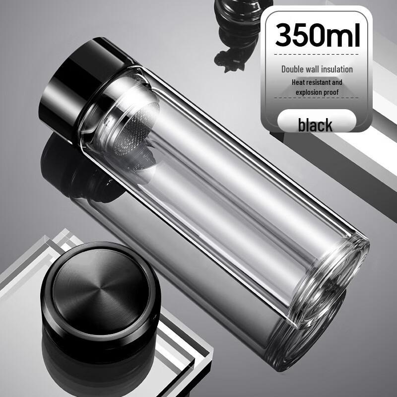 

OLOEY High Borosilicate Tea Water Separation Glass Cup Set