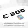 For Mercedes Benz C Class C200 C220 C300 W204 W205 W206 Trunk Emblem Badge Logo Car Styling Sticker Glossy Matte Black Chrome