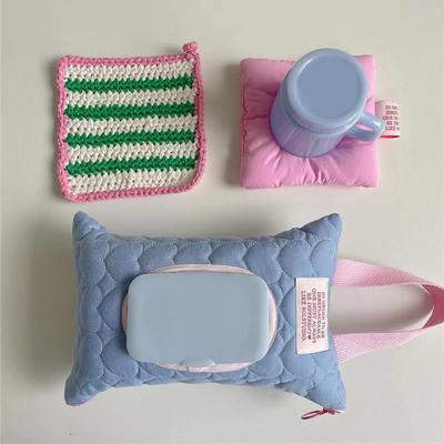 Dispensador de Toallitas Húmedas para Bebé de Viaje Portátil Acolchado Soporte para Toallitas Húmedas Cierre de Cremallera Estuche Recargable para Toallitas de Bebé para Cochecito Asiento de Coche