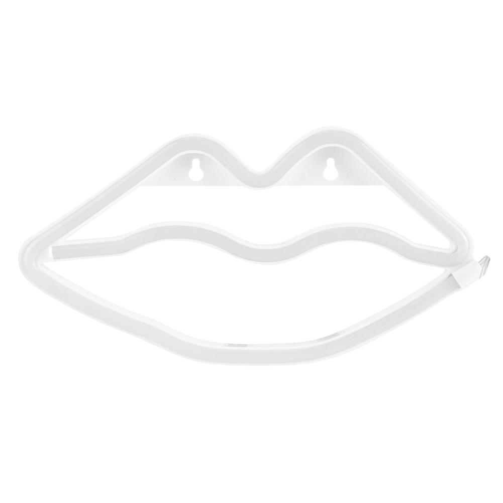 Cute Lip Shape LED Light Birthday Wedding Party Bedroom Valentine s Day Decoration Ornament