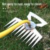 Manganese Steel Handheld Gardening Tool for Root Removal and Soil Loosening