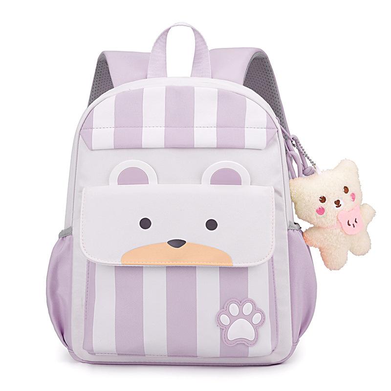 Primary School Schoolbags with Color-blocking Splicing, Large-capacity Children's Backpacks, and Cute Cartoon Backpacks for Girls