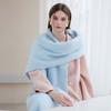New style solid color pulled hair thickened warm scarf women's winter fashion men's women's scarf scarf scarf shawl