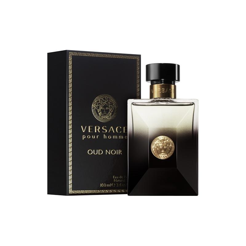 Мужской парфюм Versace Black Oud Древесный Восточный Аромат EDP Подарок на День Рождения для Парня 1330480 1330480-100мл с оригинальной коробкой чёрный