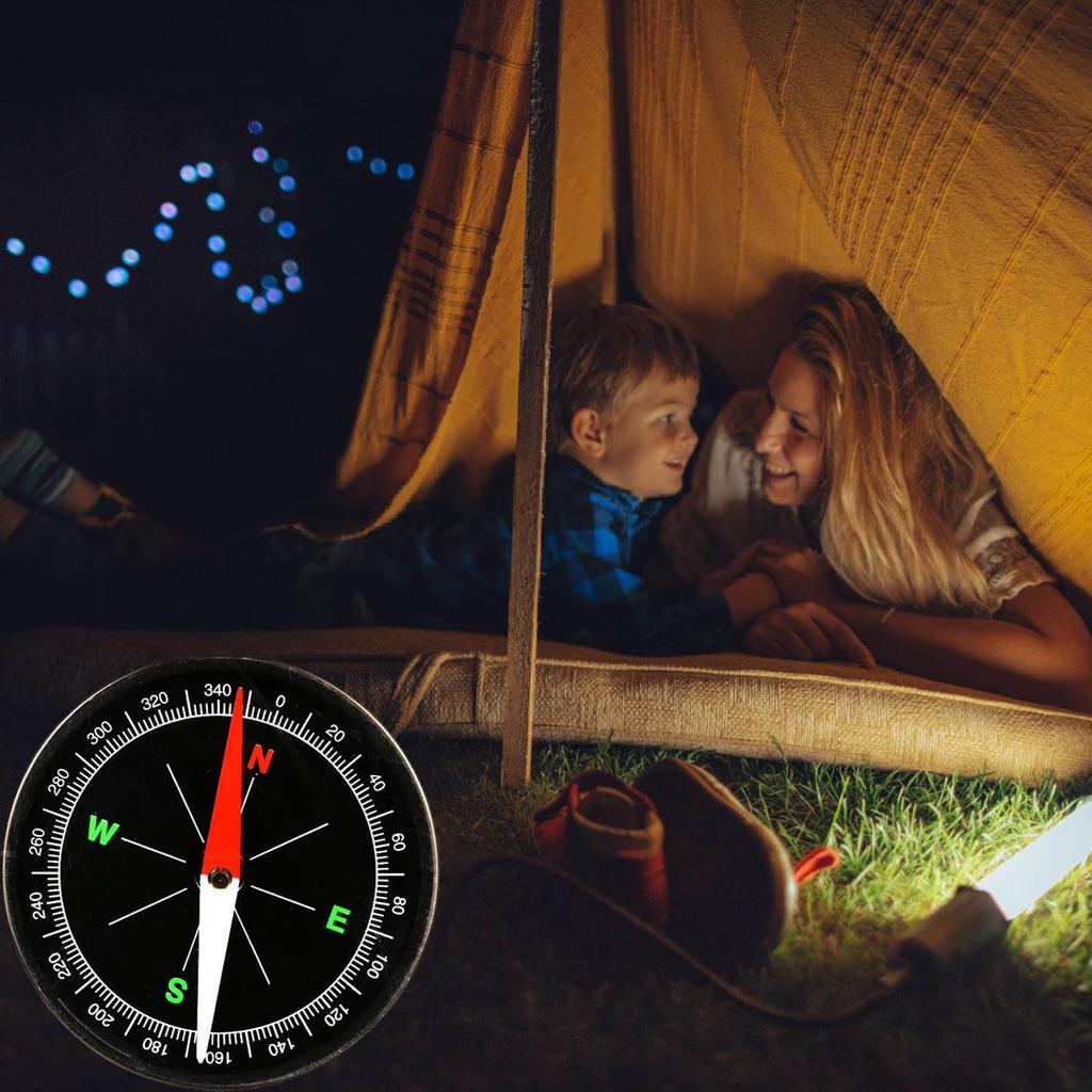 High Sensitivity Compasses Clear Scale Teaching Compasses Travel Gears Compasses for Safe Travel and Exploration