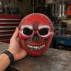 Elastic Halloween Face Mask Blood Skull Mask, Adjustable Strap Party Lightweight Spooky Headgear PU Foam Horror for Cosplay Decoration Full