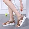 Letní dámské sandály platformové sandály s otevřenou špičkou elastický pásek sportovní obuv pohodlná síťovina plážová obuv sandalias mujer WSH4368