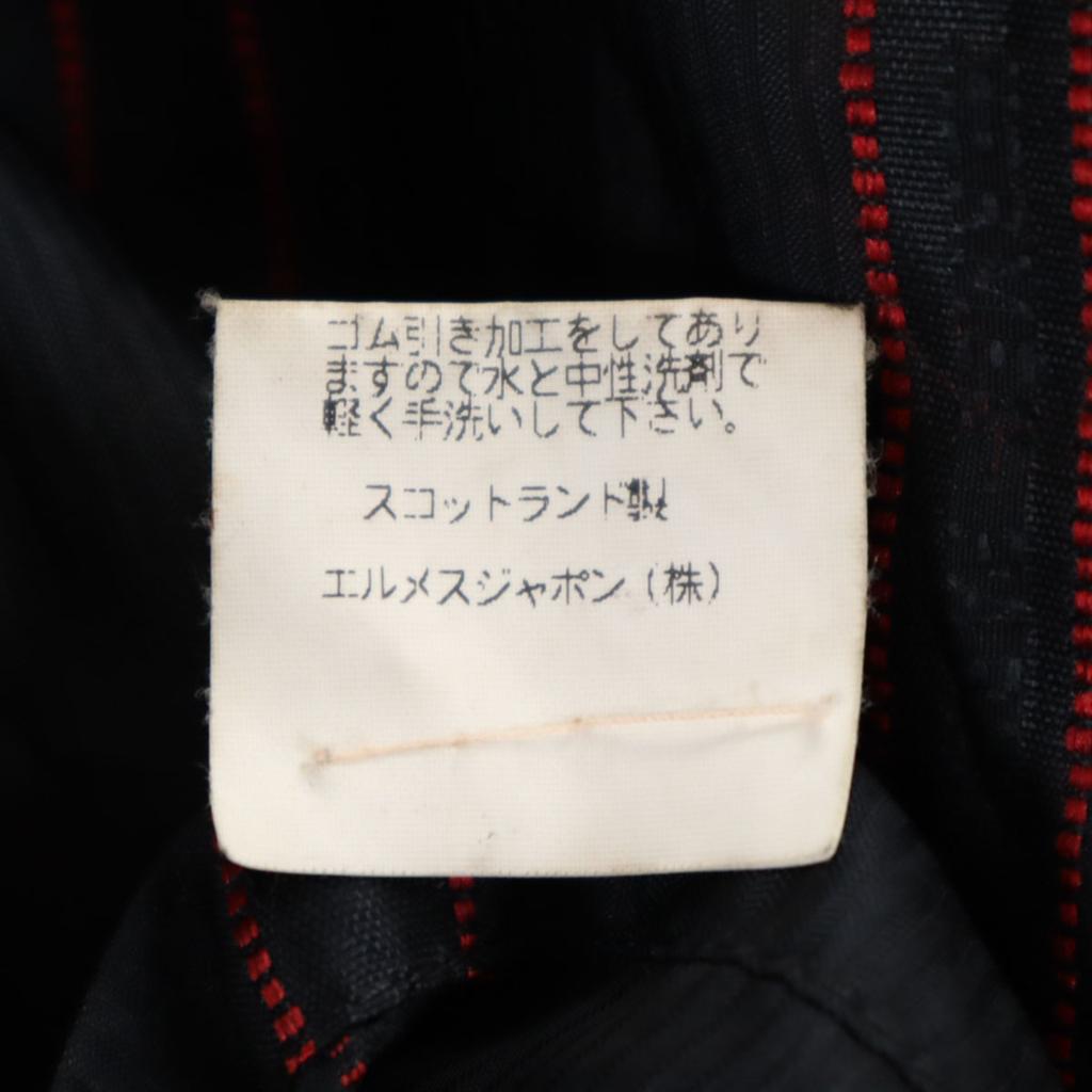 HERMES Made in Scotland Stainless collar coat M Brown Special wing Women Used