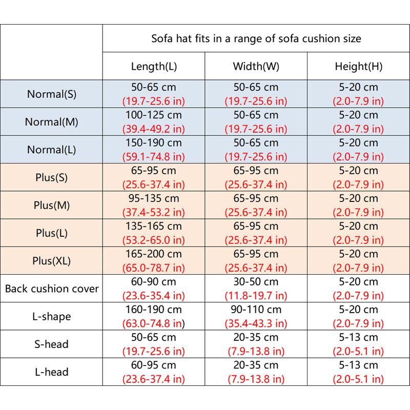 Furniture Protector Couch Covers For Sofas Thick Jacquard Sofa Seat Cushion Cover Anti-Dust Removable Seat Slipcover Kids Pets