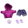 17cm Doll Clothes Set with Accessories Including Top Bottoms Shoes And Medal Vestibular Toy Outfit Toy Accessories
