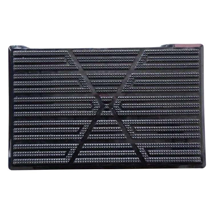 Rectangle Rug Mat for Driver Side 23x15cm Anti-skid Carpet Foot Heel Pad