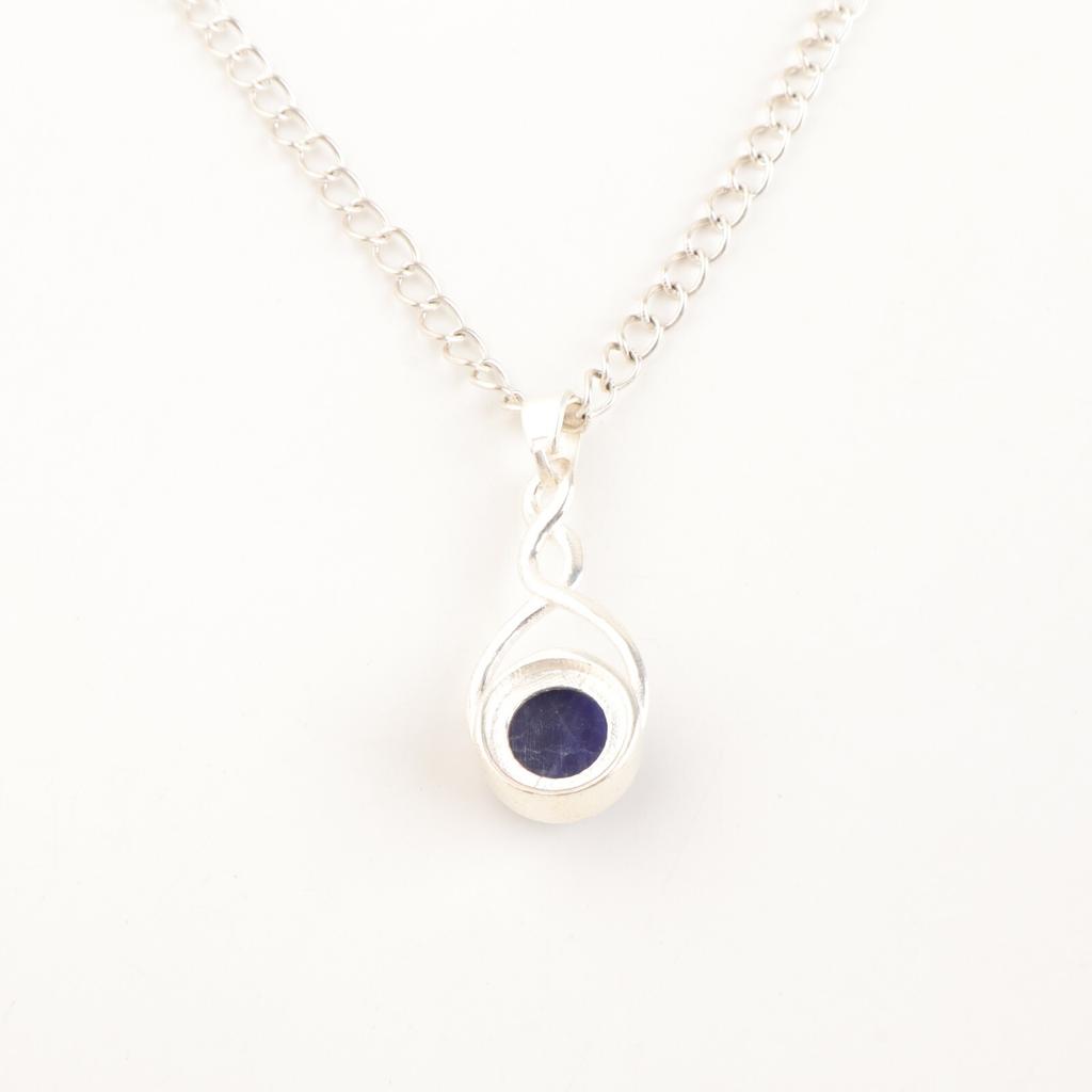 Rare Sodalite Gemstone 925Sterling Silver Jewelry Handmade Pendant Gift For Wife CP-25-28