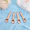 6 PCS Metal Makeup Spatula Tool, Mini Reusable Skin Care Spoon Multi-functional Facial Applicator Tool Beauty Scoop for Face Mask Eye Cream Lotions