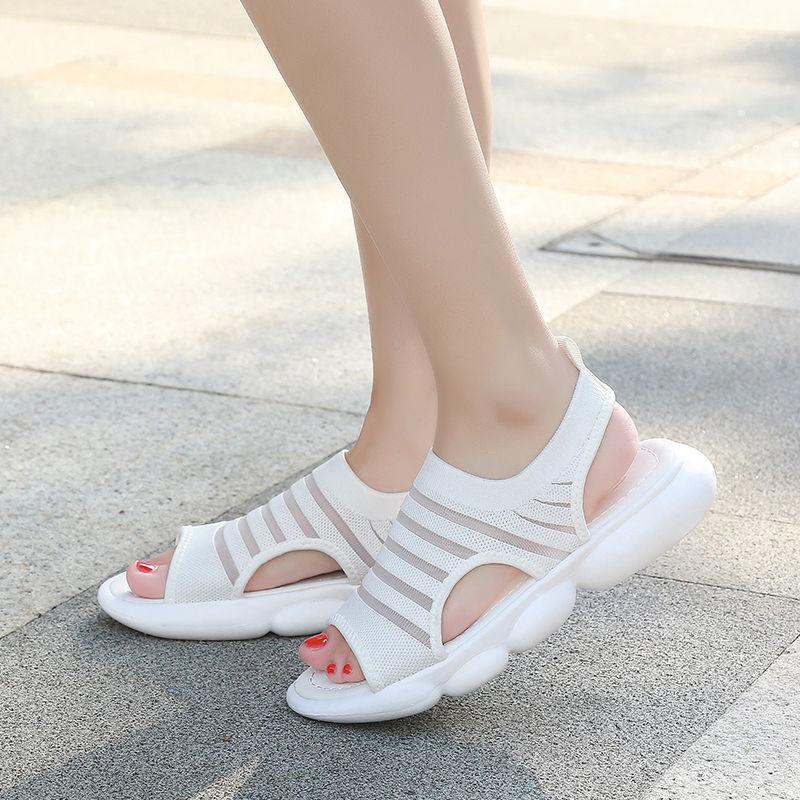 Sports Sandals Women Spring Summer Beach Slippers Korean Fashion Wild Casual Flat Shoes Home Outdoor Sandals Slippers