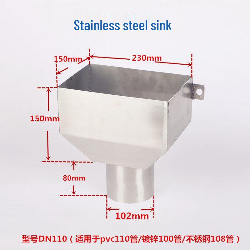 

Yunduo 304 Stainless Steel Round Side Drain Funnel