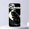 Witch And Cat Colorful Cute Soft Case For iPhone 16 17 Air 16E 15 Plus 11 12 13 Mini 14 Pro Max Phone Cover Apple 7 8 SE Coque F