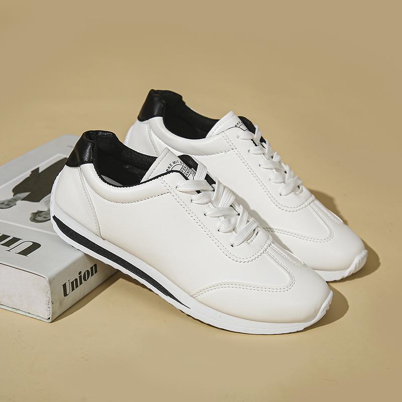 Fashion Women Casual Shoes Spring and Autumn Lace Up Sneakers Trend Casual Breathable Shoes Leisure Non-slip Loafers Zapatos De Mujer
